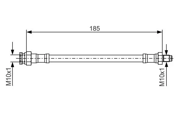 Bremsschlauch BOSCH 1 987 476 416