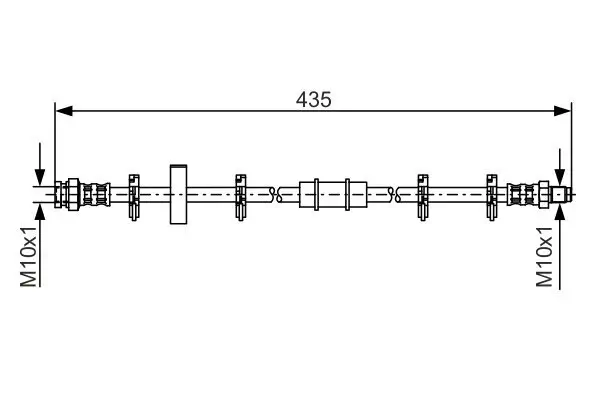 Bremsschlauch BOSCH 1 987 476 442