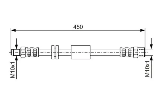 Bremsschlauch BOSCH 1 987 476 443 Bild Bremsschlauch BOSCH 1 987 476 443