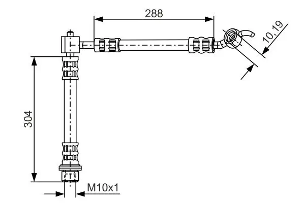 Bremsschlauch BOSCH 1 987 476 452