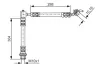Bremsschlauch Hinterachse rechts BOSCH 1 987 476 452 Bild Bremsschlauch Hinterachse rechts BOSCH 1 987 476 452