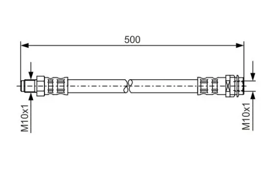 Bremsschlauch BOSCH 1 987 476 453 Bild Bremsschlauch BOSCH 1 987 476 453