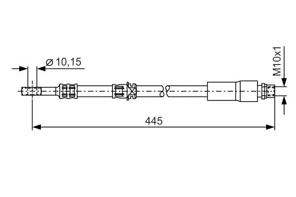 Bremsschlauch BOSCH 1 987 476 455