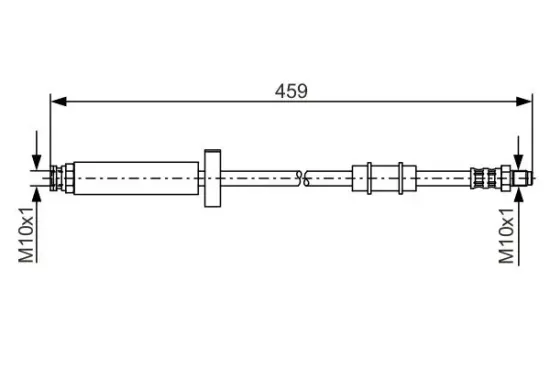 Bremsschlauch BOSCH 1 987 476 462 Bild Bremsschlauch BOSCH 1 987 476 462