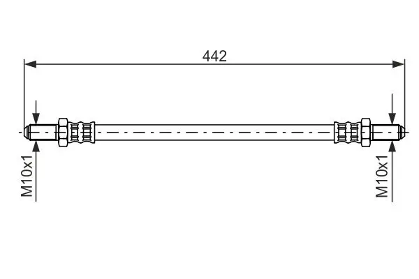 Bremsschlauch BOSCH 1 987 476 469