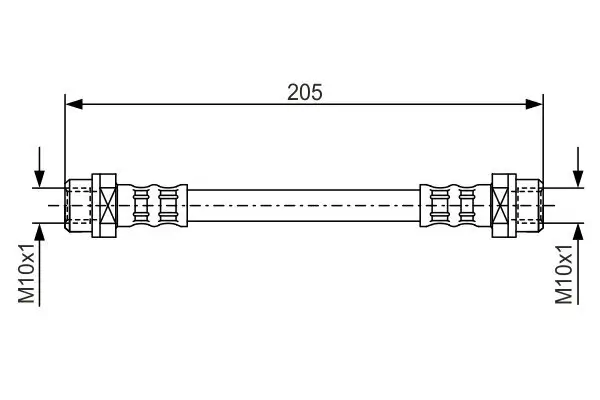 Bremsschlauch BOSCH 1 987 476 477