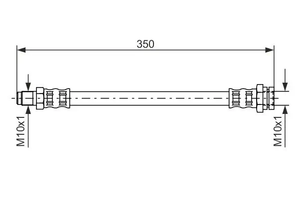 Bremsschlauch BOSCH 1 987 476 491