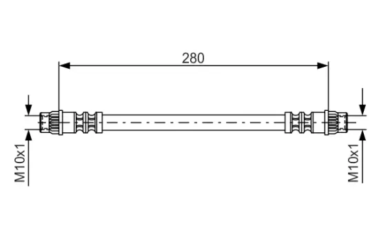 Bremsschlauch BOSCH 1 987 476 517 Bild Bremsschlauch BOSCH 1 987 476 517