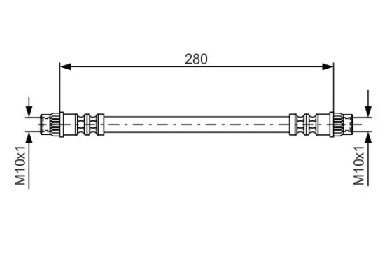 Bremsschlauch BOSCH 1 987 476 517 Bild Bremsschlauch BOSCH 1 987 476 517