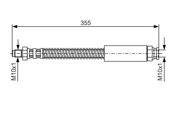 Bremsschlauch BOSCH 1 987 476 519