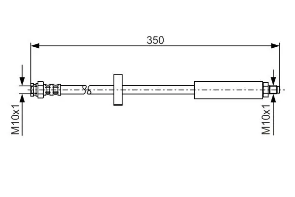 Bremsschlauch BOSCH 1 987 476 520