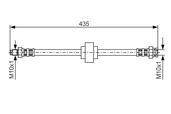 Bremsschlauch BOSCH 1 987 476 521