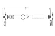 Bremsschlauch BOSCH 1 987 476 531