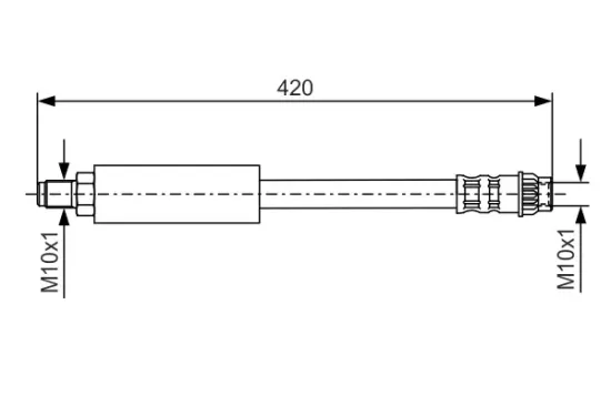 Bremsschlauch BOSCH 1 987 476 535 Bild Bremsschlauch BOSCH 1 987 476 535