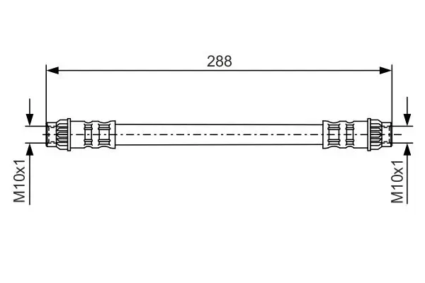 Bremsschlauch BOSCH 1 987 476 557