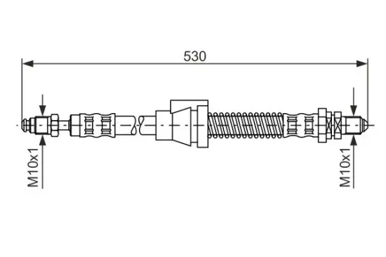 Bremsschlauch Vorderachse rechts BOSCH 1 987 476 605 Bild Bremsschlauch Vorderachse rechts BOSCH 1 987 476 605