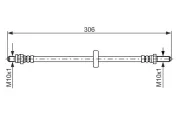 Bremsschlauch BOSCH 1 987 476 606