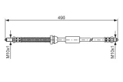 Bremsschlauch BOSCH 1 987 476 607