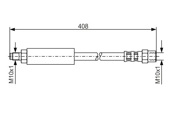 Bremsschlauch BOSCH 1 987 476 609