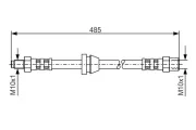 Bremsschlauch BOSCH 1 987 476 611