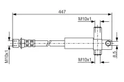 Bremsschlauch BOSCH 1 987 476 614