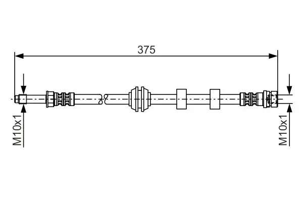 Bremsschlauch BOSCH 1 987 476 626