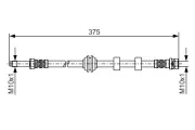 Bremsschlauch BOSCH 1 987 476 626