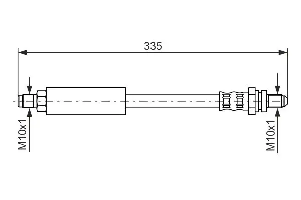 Bremsschlauch BOSCH 1 987 476 627