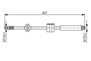 Bremsschlauch BOSCH 1 987 476 631