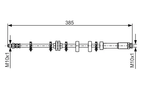 Bremsschlauch BOSCH 1 987 476 634