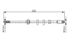Bremsschlauch BOSCH 1 987 476 637 Bild Bremsschlauch BOSCH 1 987 476 637