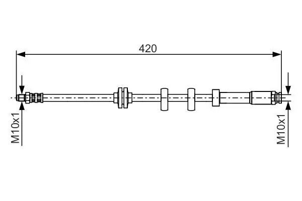 Bremsschlauch BOSCH 1 987 476 637