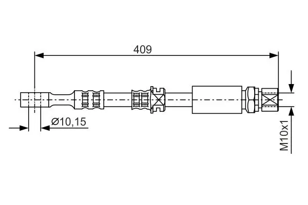 Bremsschlauch BOSCH 1 987 476 644