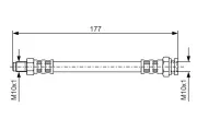 Bremsschlauch BOSCH 1 987 476 671