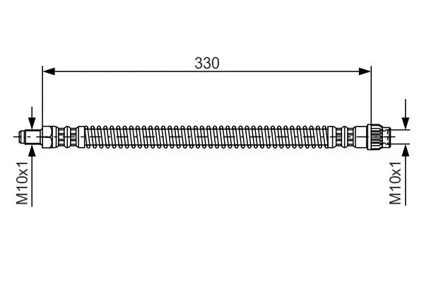 Bremsschlauch BOSCH 1 987 476 672