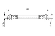 Bremsschlauch BOSCH 1 987 476 678