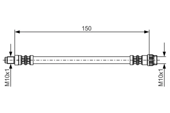 Bremsschlauch BOSCH 1 987 476 709 Bild Bremsschlauch BOSCH 1 987 476 709