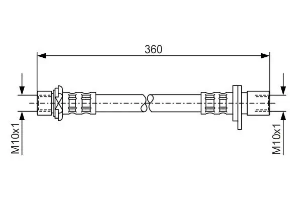 Bremsschlauch BOSCH 1 987 476 726