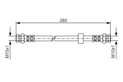 Bremsschlauch BOSCH 1 987 476 732