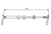 Bremsschlauch BOSCH 1 987 476 747