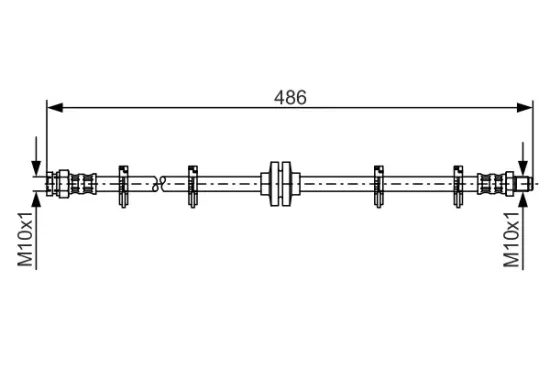 Bremsschlauch Vorderachse BOSCH 1 987 476 759 Bild Bremsschlauch Vorderachse BOSCH 1 987 476 759