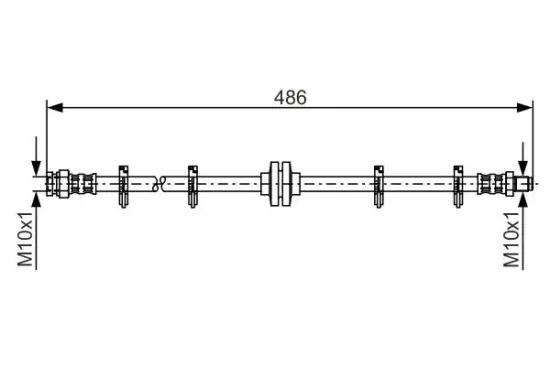 Bremsschlauch Vorderachse BOSCH 1 987 476 759 Bild Bremsschlauch Vorderachse BOSCH 1 987 476 759