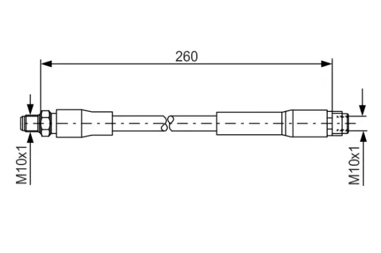 Bremsschlauch BOSCH 1 987 476 760 Bild Bremsschlauch BOSCH 1 987 476 760