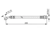 Bremsschlauch Vorderachse BOSCH 1 987 476 772