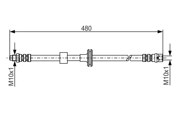 Bremsschlauch BOSCH 1 987 476 778