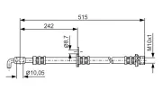 Bremsschlauch BOSCH 1 987 476 780