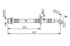 Bremsschlauch BOSCH 1 987 476 782