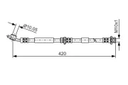 Bremsschlauch BOSCH 1 987 476 790