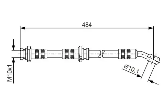 Bremsschlauch BOSCH 1 987 476 801 Bild Bremsschlauch BOSCH 1 987 476 801