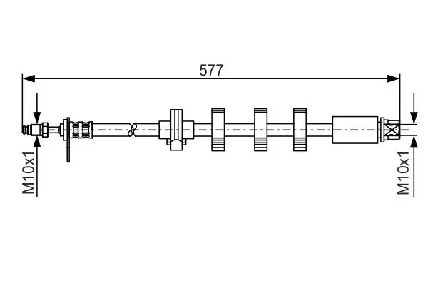 Bremsschlauch BOSCH 1 987 476 809